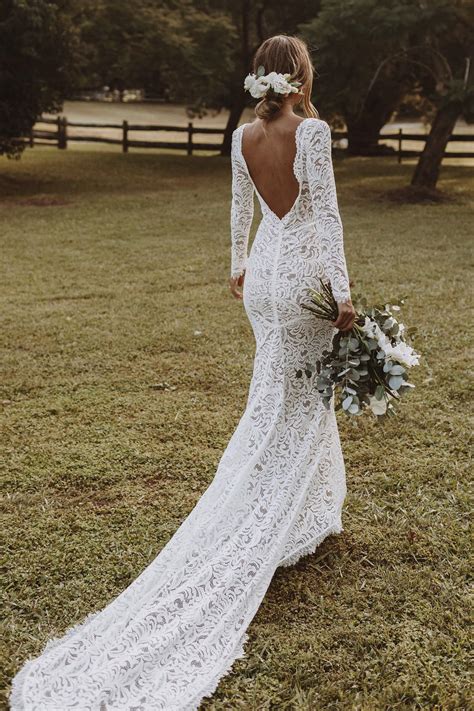 Orla Gown Low Back Wedding Dress Grace Loves Lace