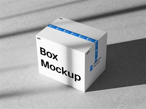 White Box Free Mockup Free Mockup World