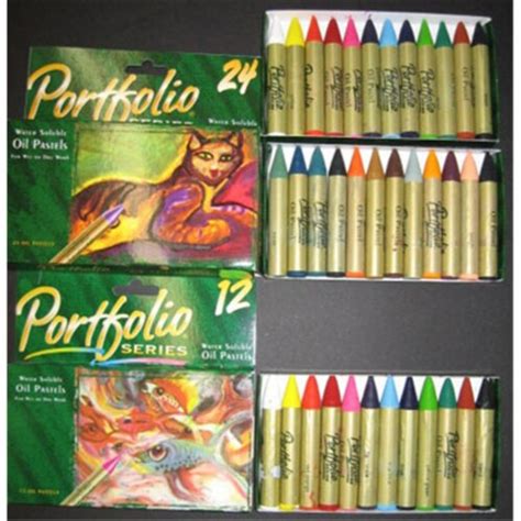 Crayola 3624c Portfolio Oil Pastels Water Soluble Pastel 24 Piece Set