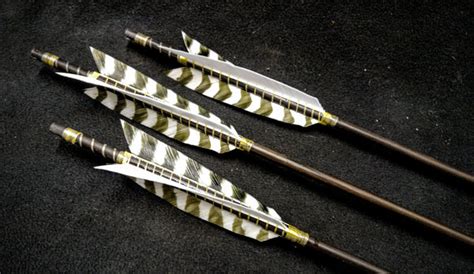 Hand Wrapped Fletched Arrows With Roving Arrow Heads 45 50 31
