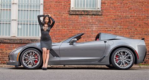 my shark grey z06 with sexy latina model corvetteforum chevrolet corvette forum discussion