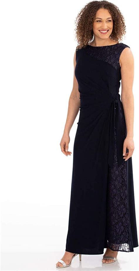 Klass Womens Lace Panelled Sleeveless Maxi Dress Uk Clothing