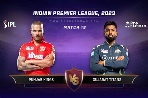 Pbks Vs Gt Dream11 Prediction With Stats Pitch Report And Player Record