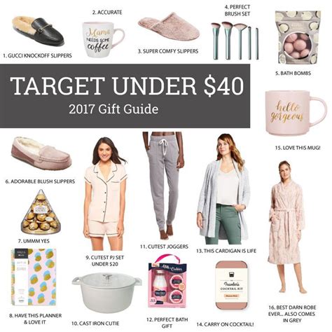 Christmas is the perfect time to tell her that she's cherished beyond words. Holiday Gift Guide For Her Target Under $40 | Gift guide ...