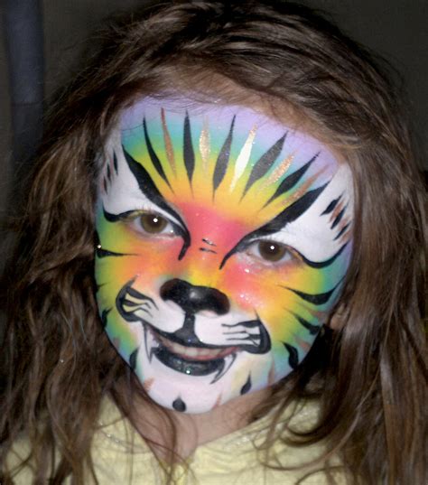 Rainbow Tiger Face Painting Some Faces I Have Painted Over Flickr