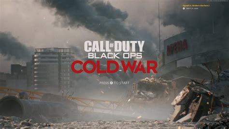 Call Of Duty Black Ops Cold War Season 6 Main Menu Theme Youtube