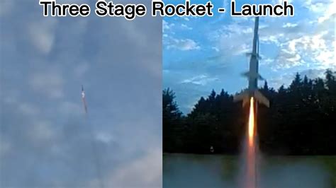 3 Stage Rocket Launch Youtube
