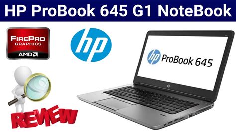 Hp Amd Probook 645 G1 Laptop Review Youtube