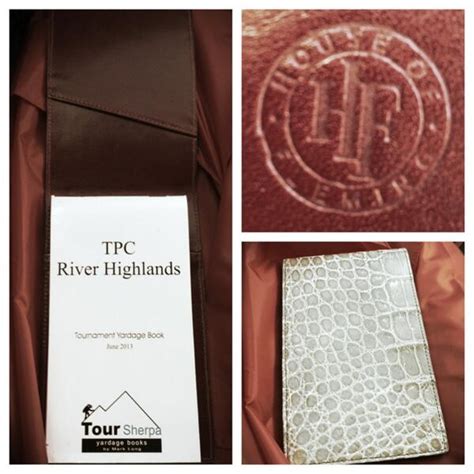 Yardage Book Cover Uk - Buy Fuzzy Bunkers Quality Leather Golf