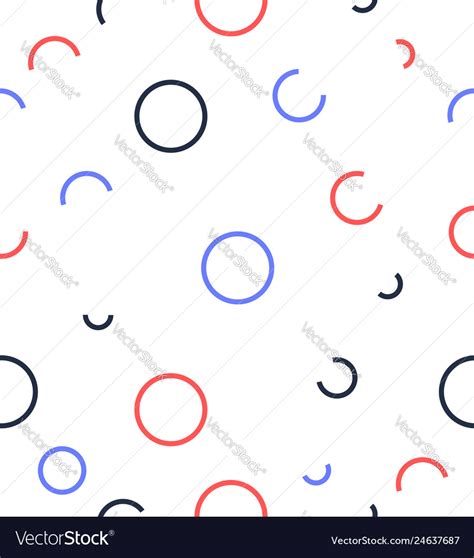 Abstract Circle Line Pattern Royalty Free Vector Image