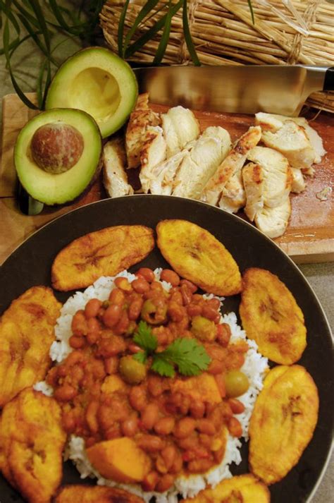 Do not submerge the meat in the liquid. Puerto Rican Rice & Beans | Food I Love | Pinterest