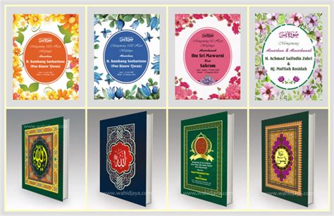 Contoh Desain Cover Buku Yasin Wahid Jaya Cetak Buku Yasin Dan Tahlil