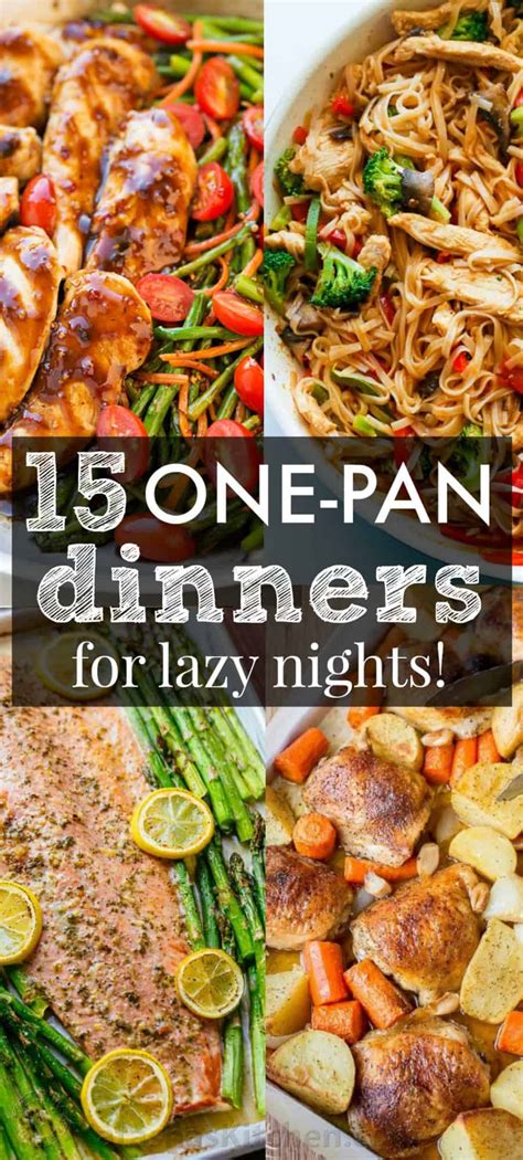 Get recipes and ideas for easy meals you can make in minutes. 15 One Pan Recipes to Get You Excited for Dinner ...