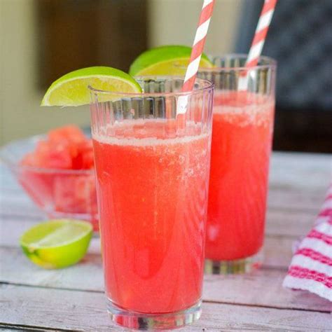 Refreshing Watermelon Lemonade Slushies Sangria Recipes Lemonade