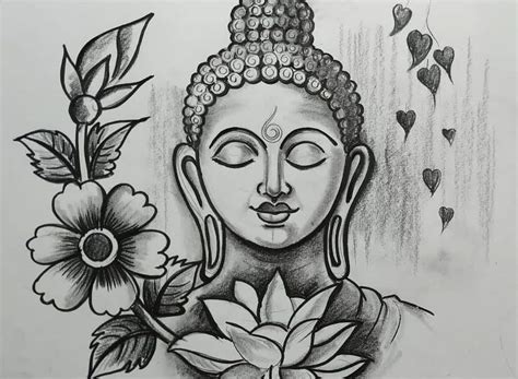 How To Draw Gautam Buddha How To Draw Step By Step