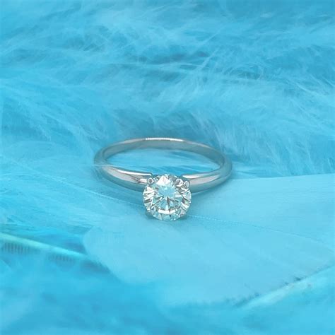 Kt Round Brilliant Cut Solitaire Engagement Ring Silver Spring Jewelers