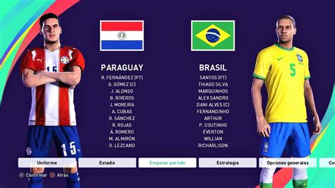 Paraguay este jueves arranca la tercera fecha de las eliminatorias de la conmebol rumbo al mundial catar 2022. PES 2021 PS5 Paraguay Vs Brasil - YouTube