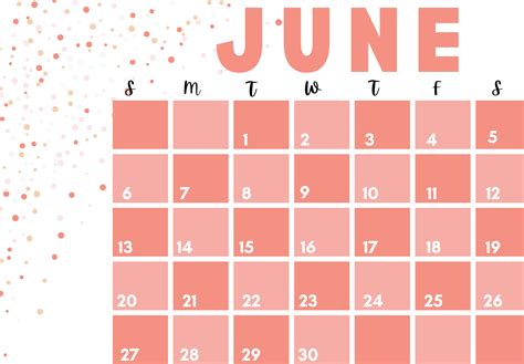 June 2021 Calendar 10 Free Printable Designs Download Now