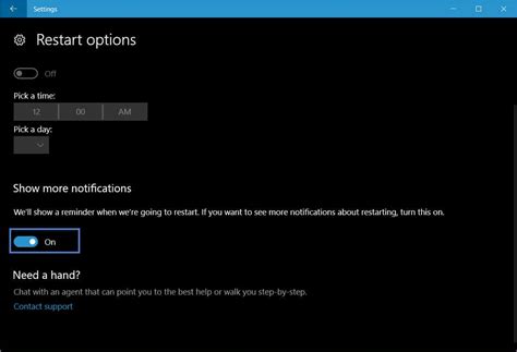 Guide Enable Update Restart Notifications In Windows 10