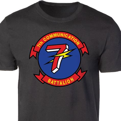 7th Communication Battalion Patch T Shirt Sgt Grit