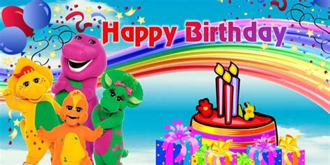Barney Birthday Banner Design 2 Barney Birthday Barney Birthday
