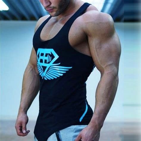 Pro Men Sleeveless Muscle Irregular Hem Tank Tops Gym Singlet Fitness