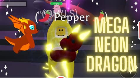Making Mega Neon Dragon Legendary Pet Adoptme Roblox New