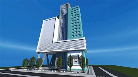 Touch device users, explore by touch or with swipe gestures. Dash Towers - Modern Skyscraper - Minecraft Building Inc
