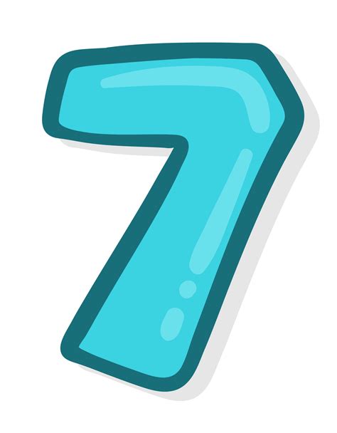 7 Number Png Free Image Png Play