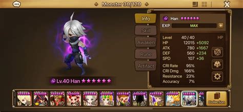 Sale‼️ Han Summoners War Account Video Gaming Video Games Others On