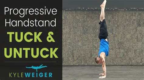 Progressive Handstand Exercises Tuck Drills Youtube