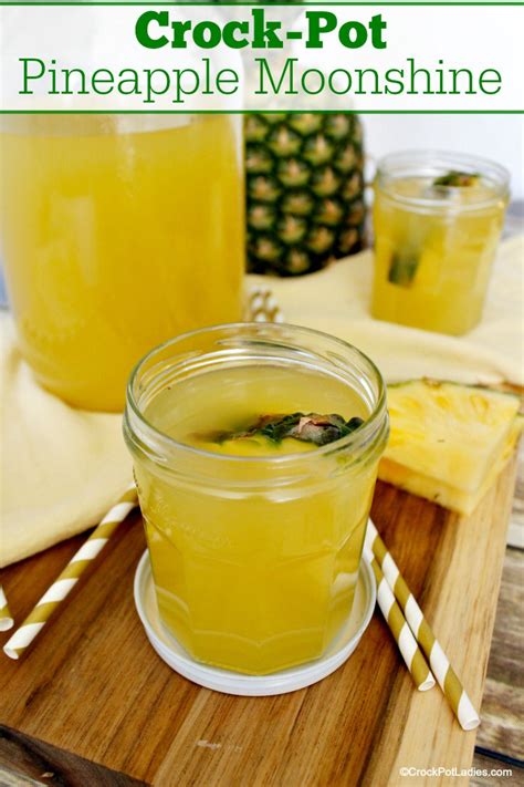 Allow liquid to cool completely. Crock-Pot Pineapple Moonshine | Recipe (With images ...