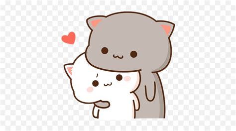 Largest Collection Of Free Toedit Cute Hug Stickers Peach And Goma