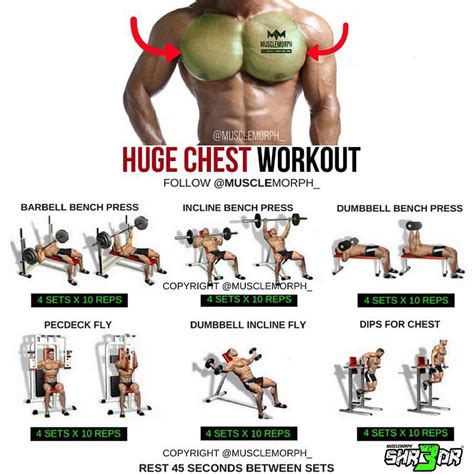 Want A HUGE Chest Try This Workout SAVE It So You Can Use It At The GymLIKE And FOLLOW