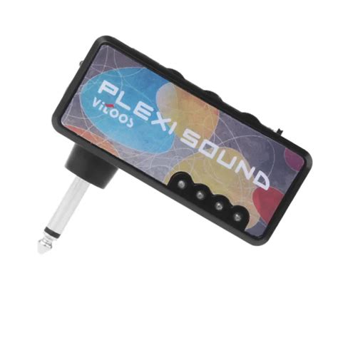 Mini Electric Guitar Headphone Amplifier Plug Amp Rechargeable Plexi