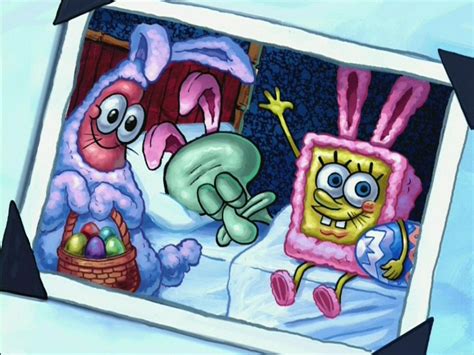 Image Picture Of Patrick Squidward Sleeping And Spongebob On Easter Encyclopedia