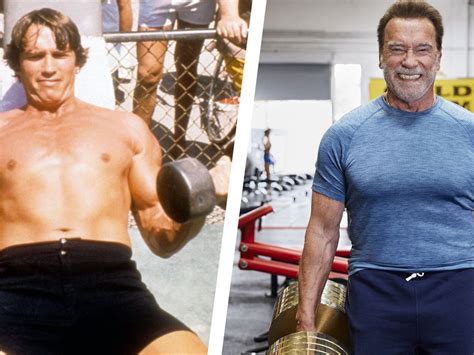 Hollywood Actor Arnold Schwarzenegger Pumps Iron Flaunts 53 Off