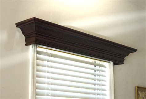 Ashland Custom Wood Cornice Window Treatment