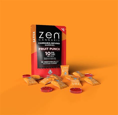 Zen Gummies Fruit Punch S 100mg