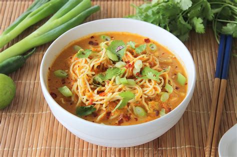 I made different variations of this soup over the past couple of months. PicNic: Spicy Thai Noodle Soup