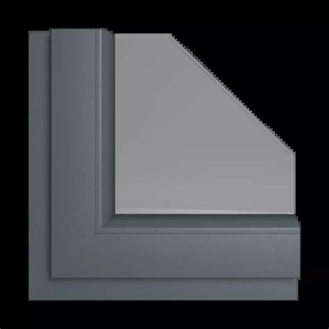 Feneste Windows Colors Kömmerling Colors Smooth Anthracite Gray