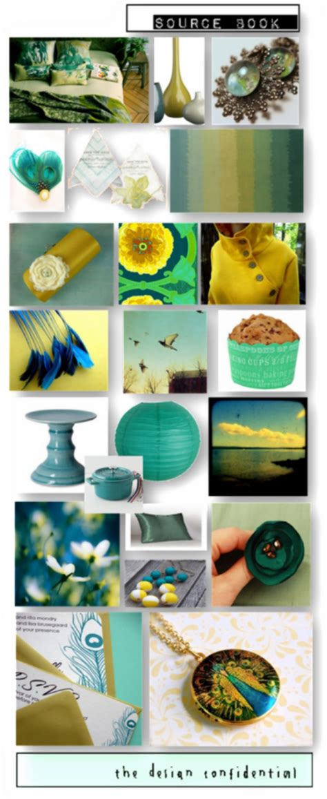 Color Connection Teal And Mustard The Design Confidential
