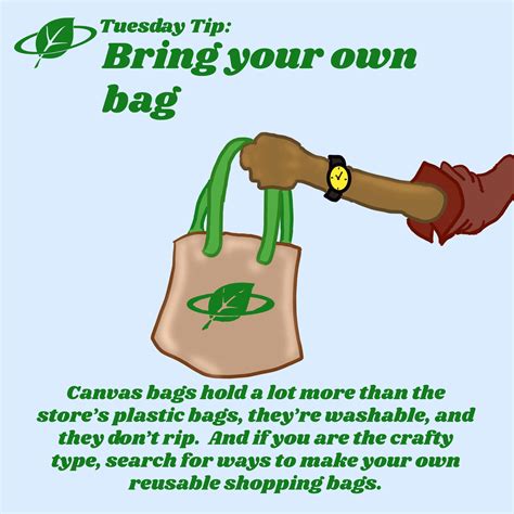 Bring Your Own Bag Tuesday Tip