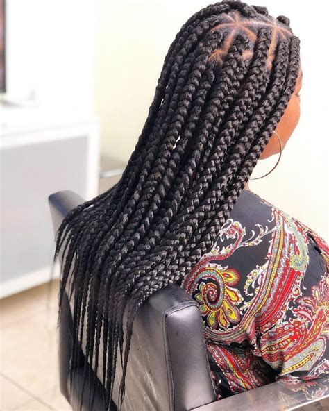 13 Waist Length Box Braids Hairstyles Can Try New Natural Hairstyles