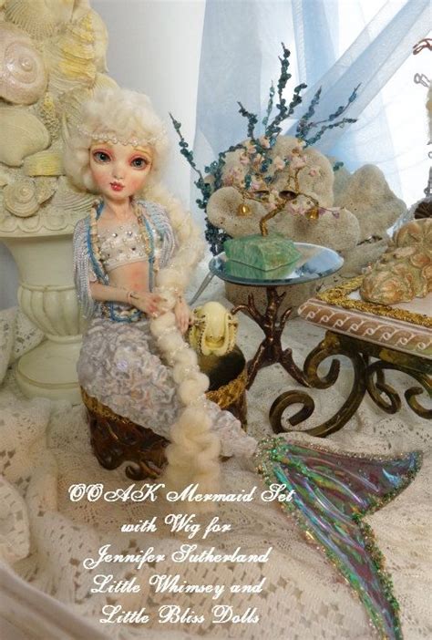 One Of Kind Mermaid Design For 10 Inch Miss Whimsey Ball Jointed Doll