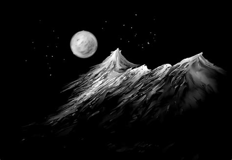 Moon Mountain By Tox 90 On Deviantart