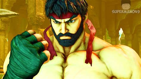 Street Fighter 5 Ryu Beard