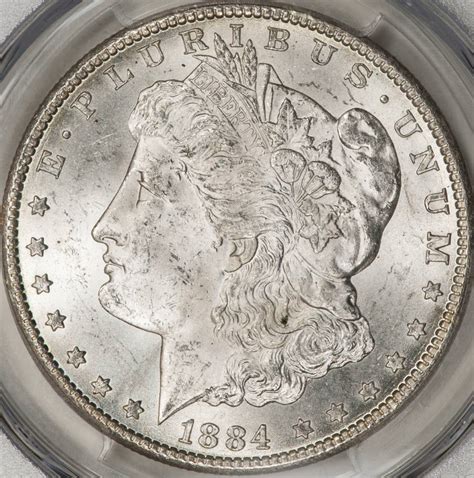 1884 Cc Pcgs Ms63 Morgan Silver Dollar Sahara Coins And Precious Metals