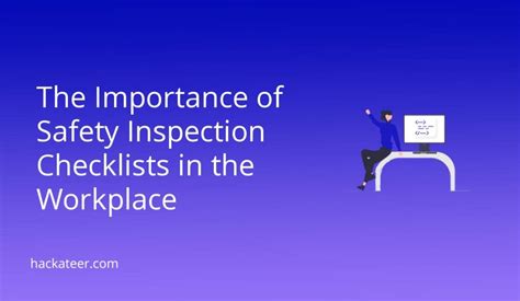 Importance Of Safety Inspection Checklists Hackateer