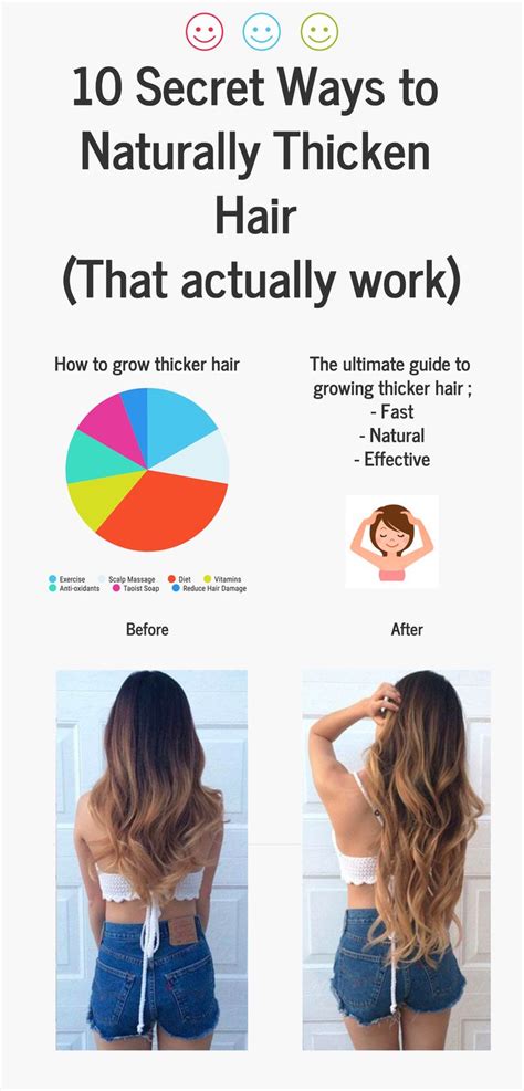 Below, find 12 hair hacks to help make your thin hair look thicker. 10 Ways to Naturally Thicken your Hair! | Hair thickening ...